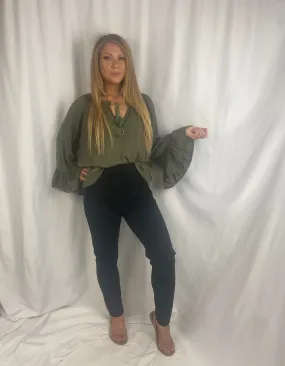 💙 BIANCA Black Full Length Stretch Skinny Pants