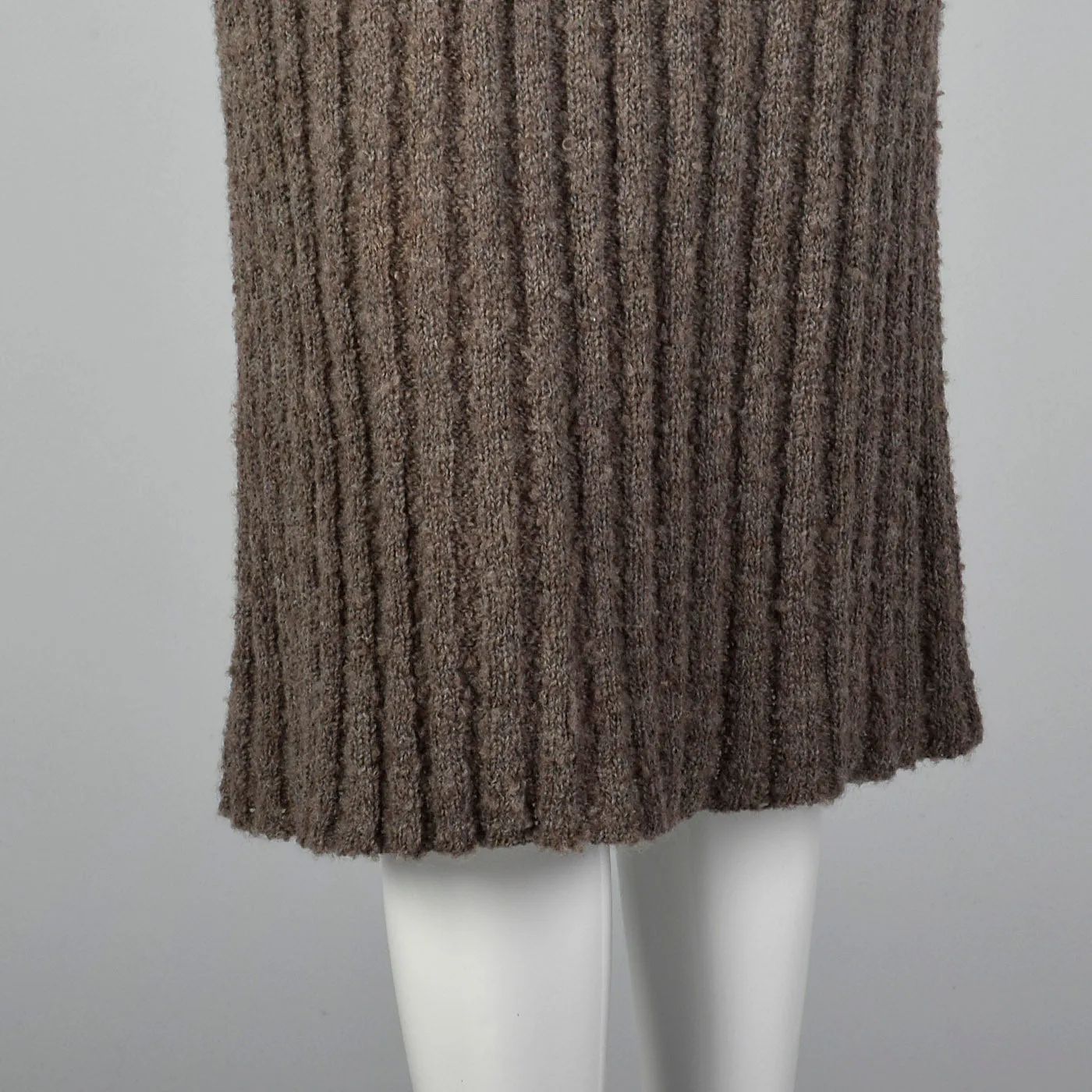 1970s Knit Dress with Cowl Neck