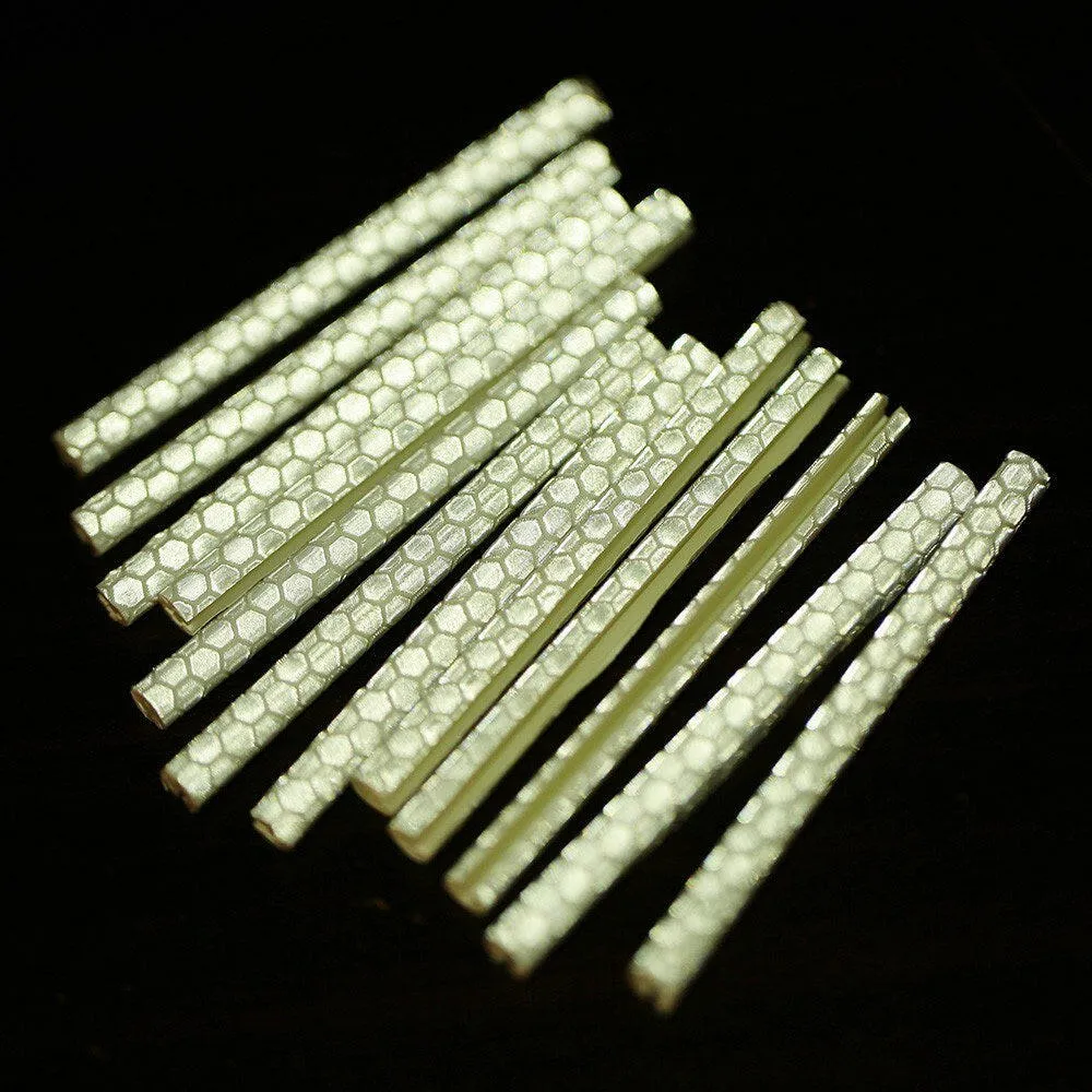 24PCS Bicycle Bike Wheel Spokes Reflective Sticks Tube Safe Cycling Spoke Reflector Safety Clip Wheel Reflective Tube Bicycle Decoration Light 75mm