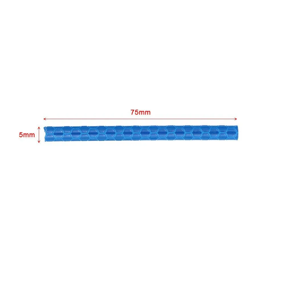 24PCS Bicycle Bike Wheel Spokes Reflective Sticks Tube Safe Cycling Spoke Reflector Safety Clip Wheel Reflective Tube Bicycle Decoration Light 75mm