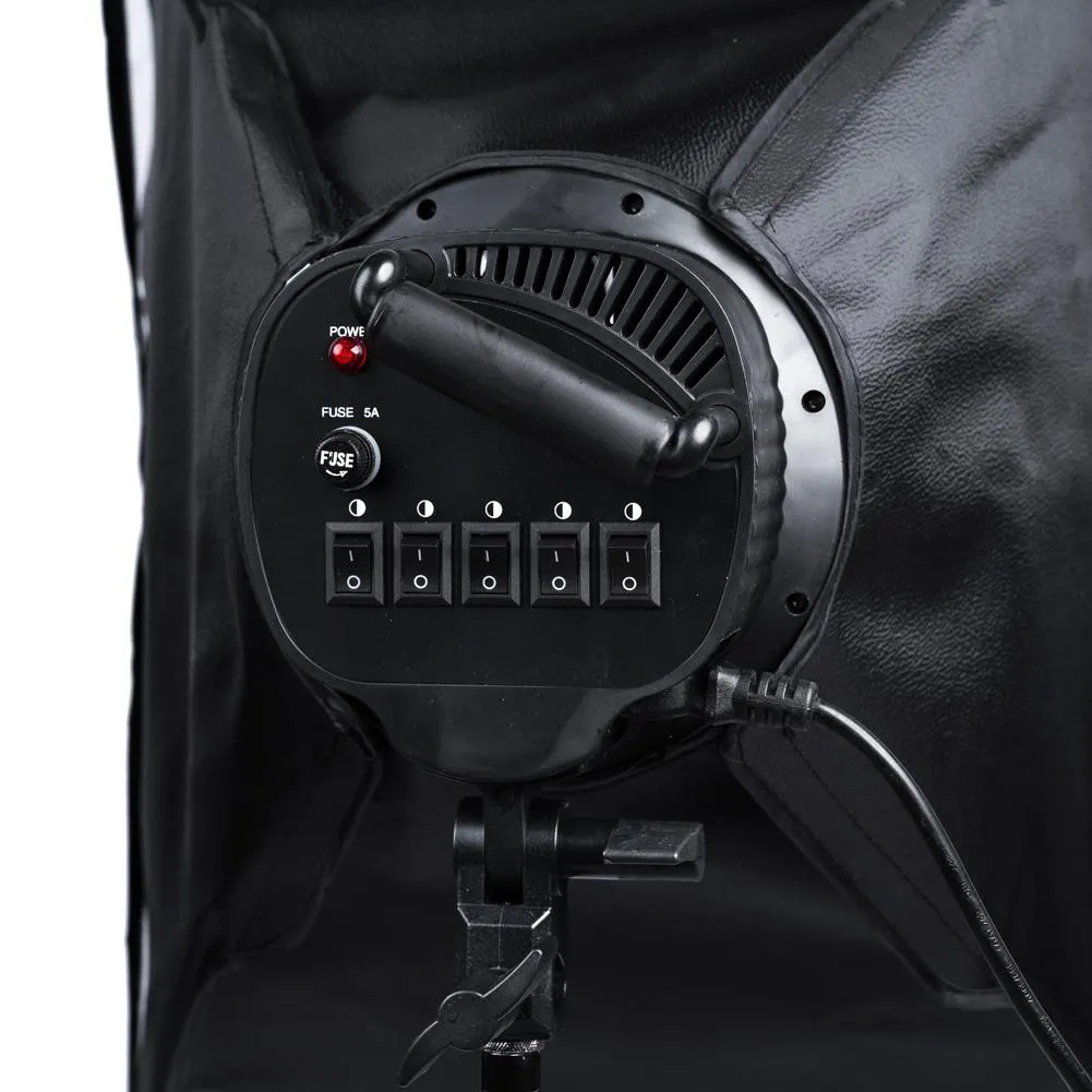 50cm x 70cm 5 Head 55W Single Rectangle Softbox Kit (5500k)