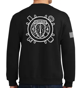 6 4th Crewneck Unisex Sweatshirt. This shirt IS approved for PT.