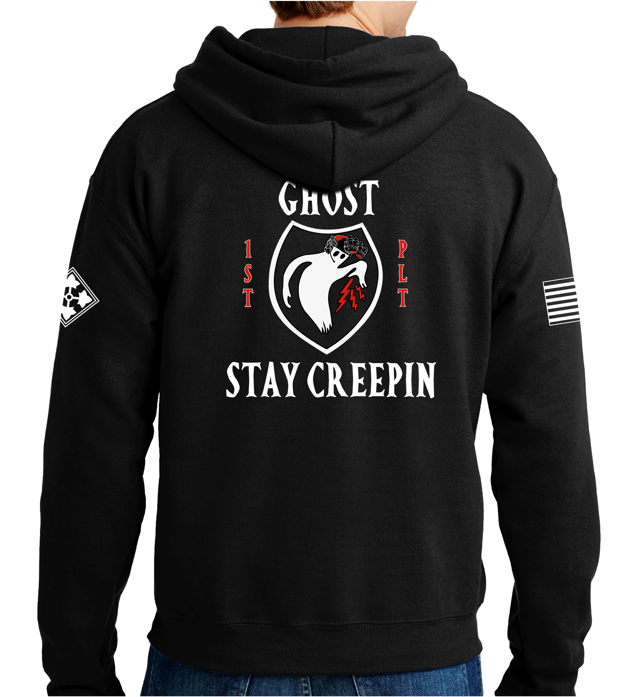 A Co Ghost Hoodie Sweatshirt. This sweatshirt is NOT approved for PT.