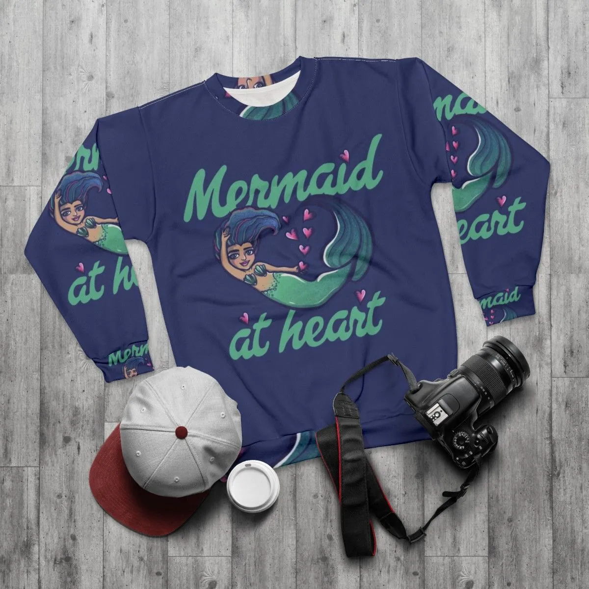 Adorable Chibi Mermaid Sweatshirt for Mermaid Lovers