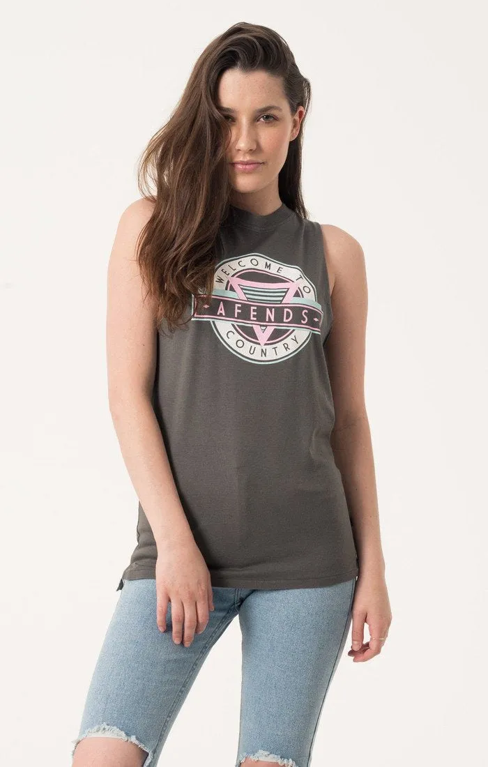Afends Womens 1986 - Bandcut Tee