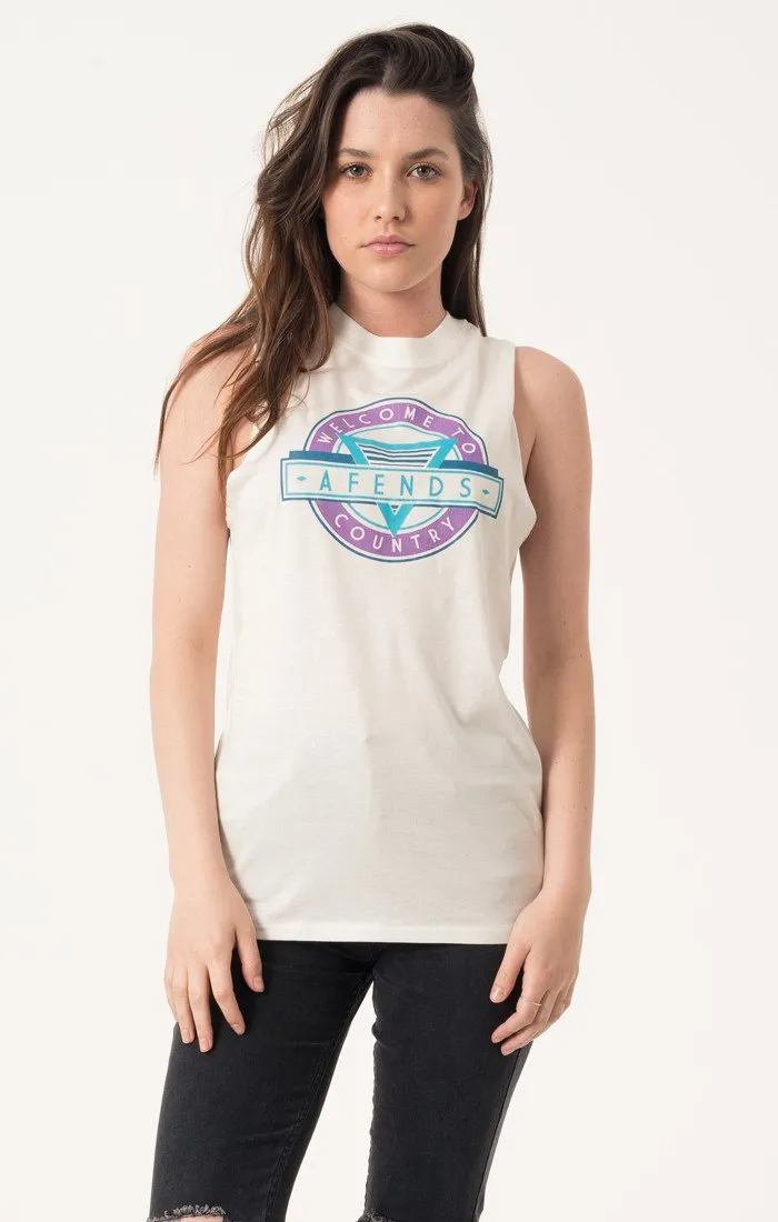 Afends Womens 1986 - Bandcut Tee