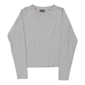 Age 13-14 Kappa Long Sleeve T-Shirt - Medium Grey Cotton