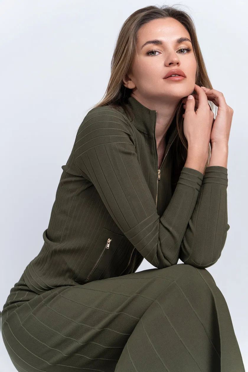 Aleeza Paris Timeless Zipper Cardigan