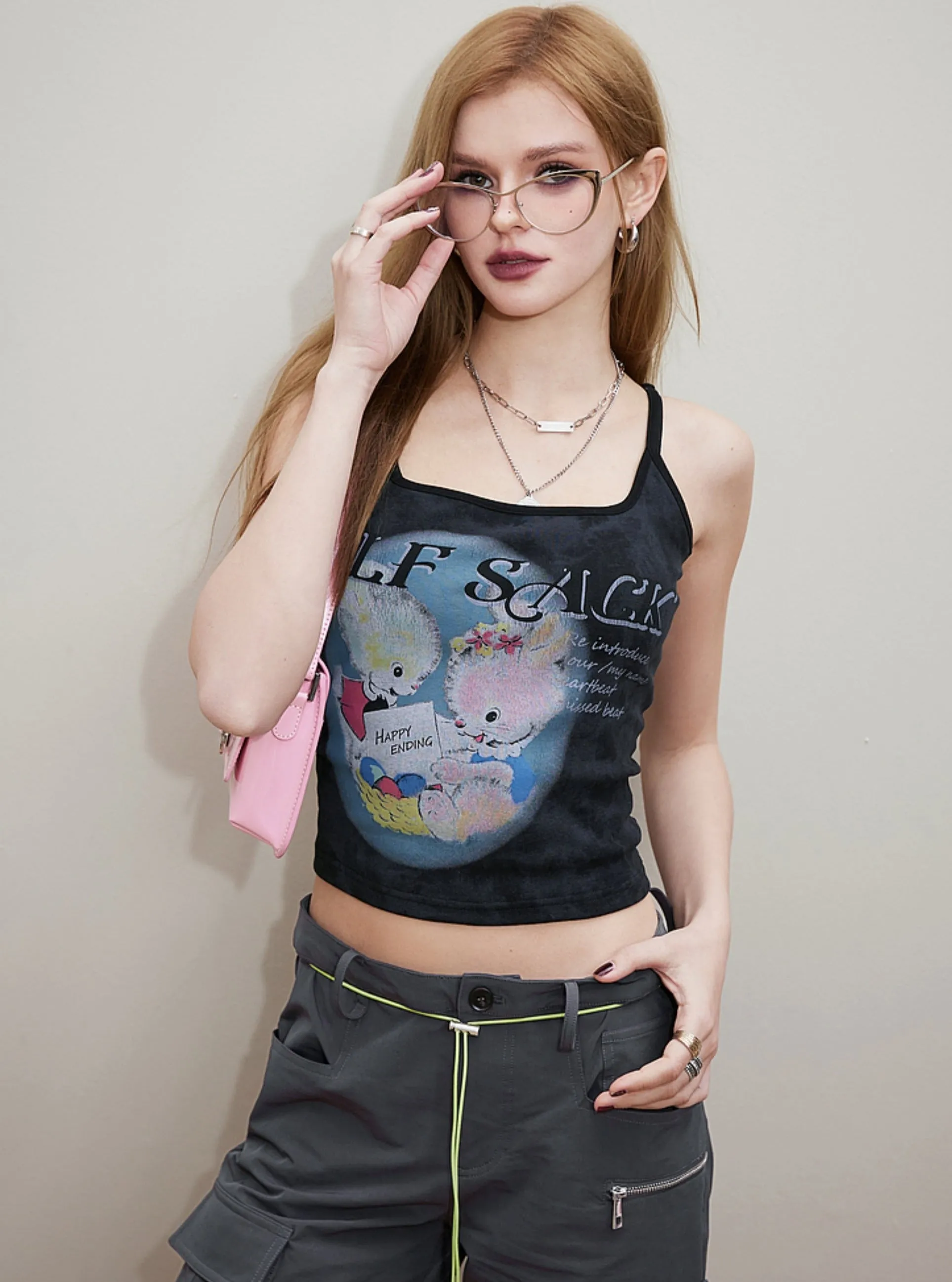 American Sleeveless Inner Layer Top