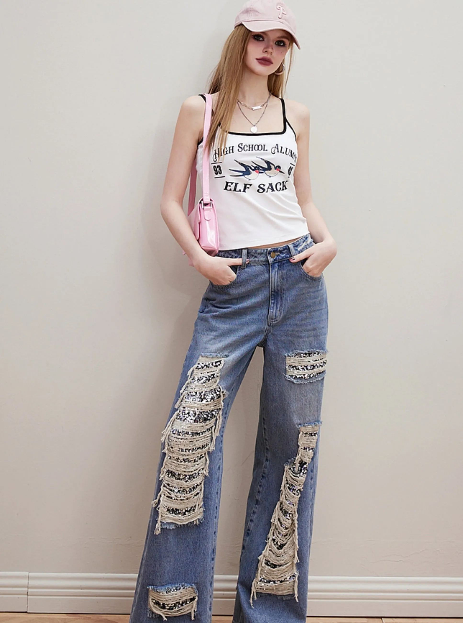 American Sleeveless Inner Layer Top