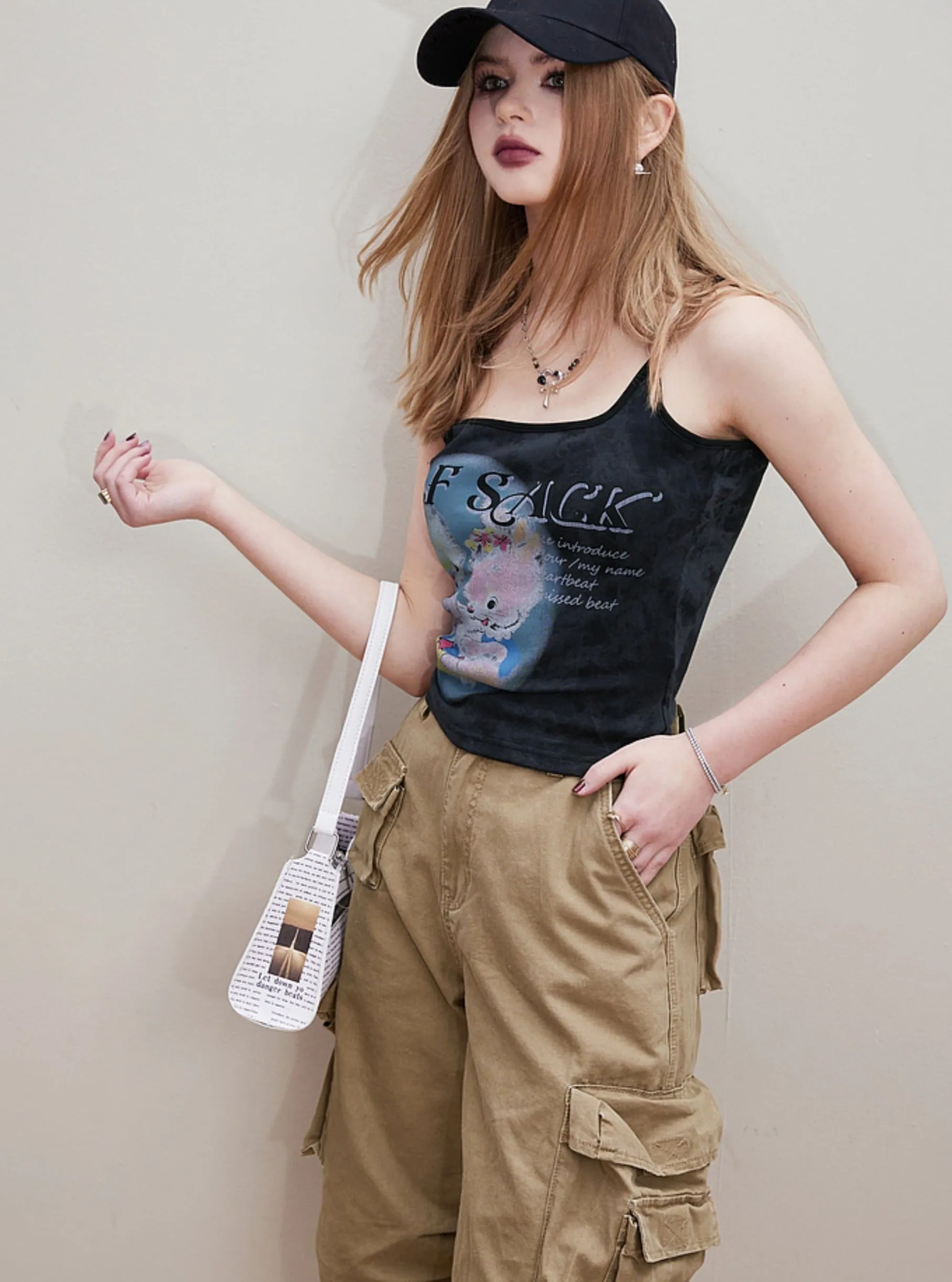 American Sleeveless Inner Layer Top