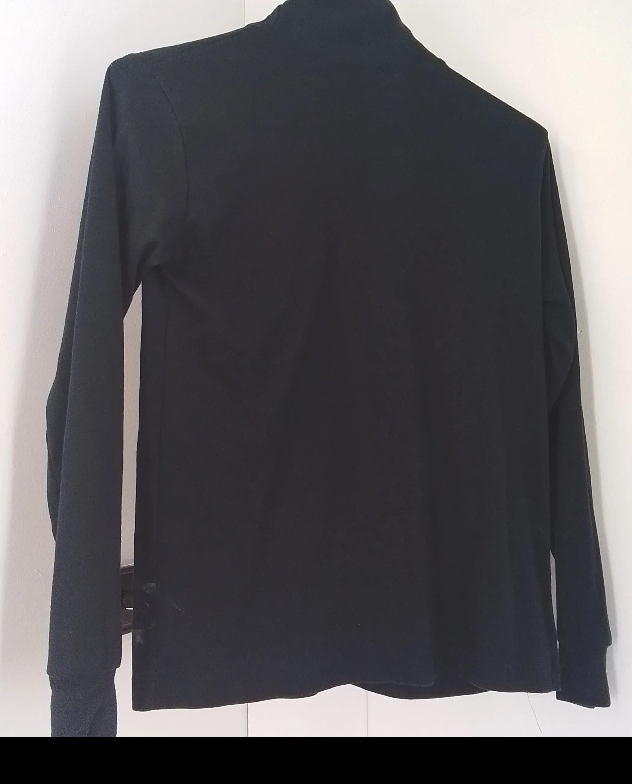 Ashley Hill Women's Black Mock Turtleneck