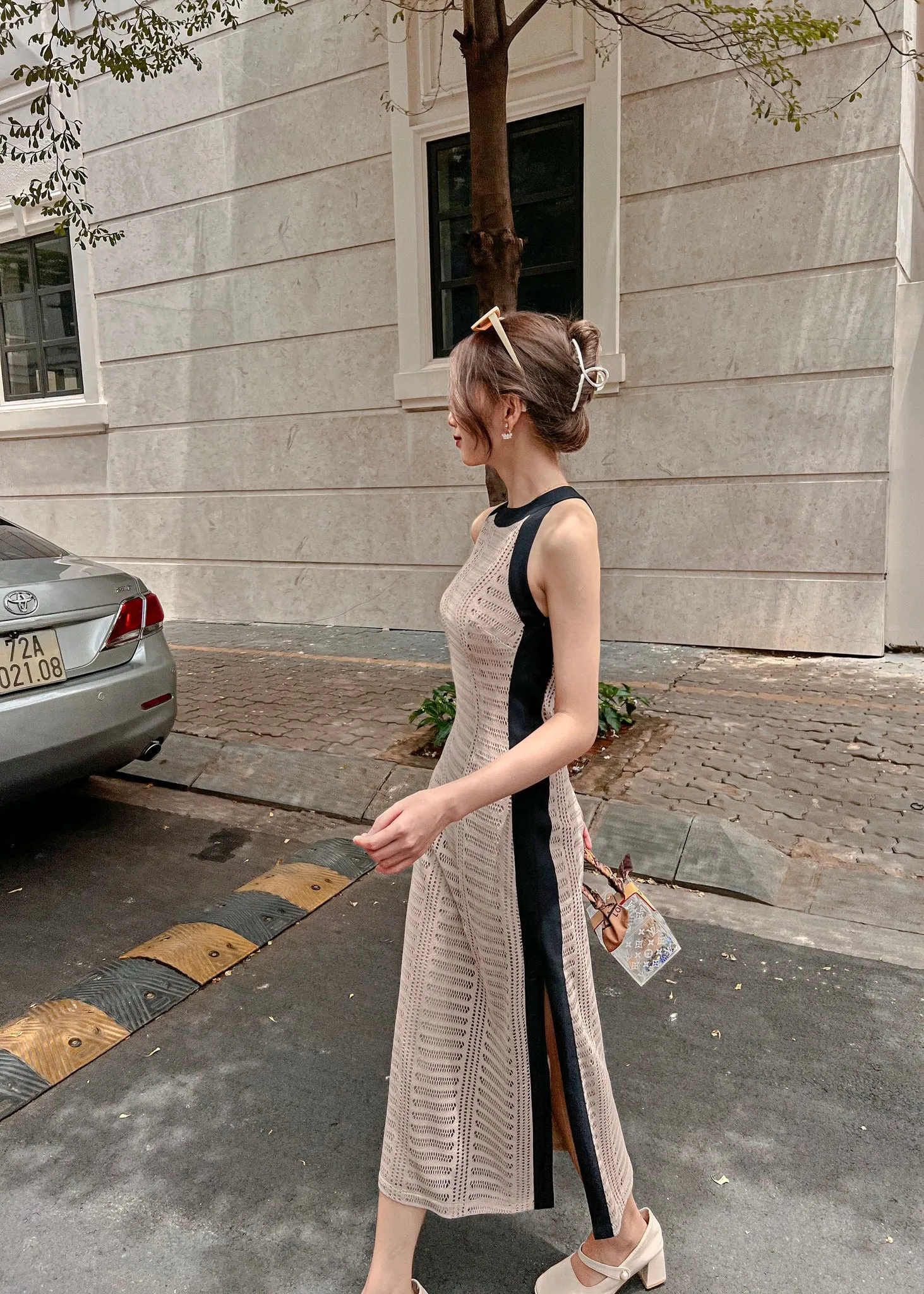 Athena Sleeveless Pencil Dress - Gu Fashion | Vietnam Fashion Style
