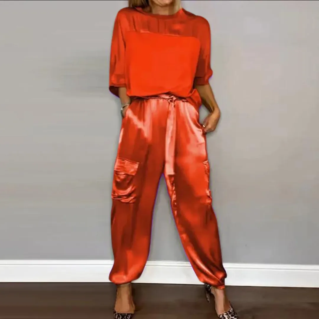 Audrey - Silky Satin Set