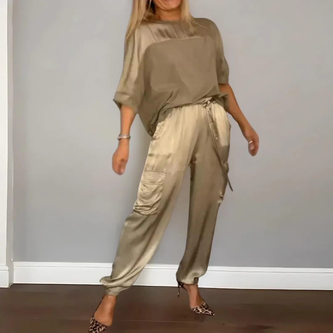 Audrey - Silky Satin Set