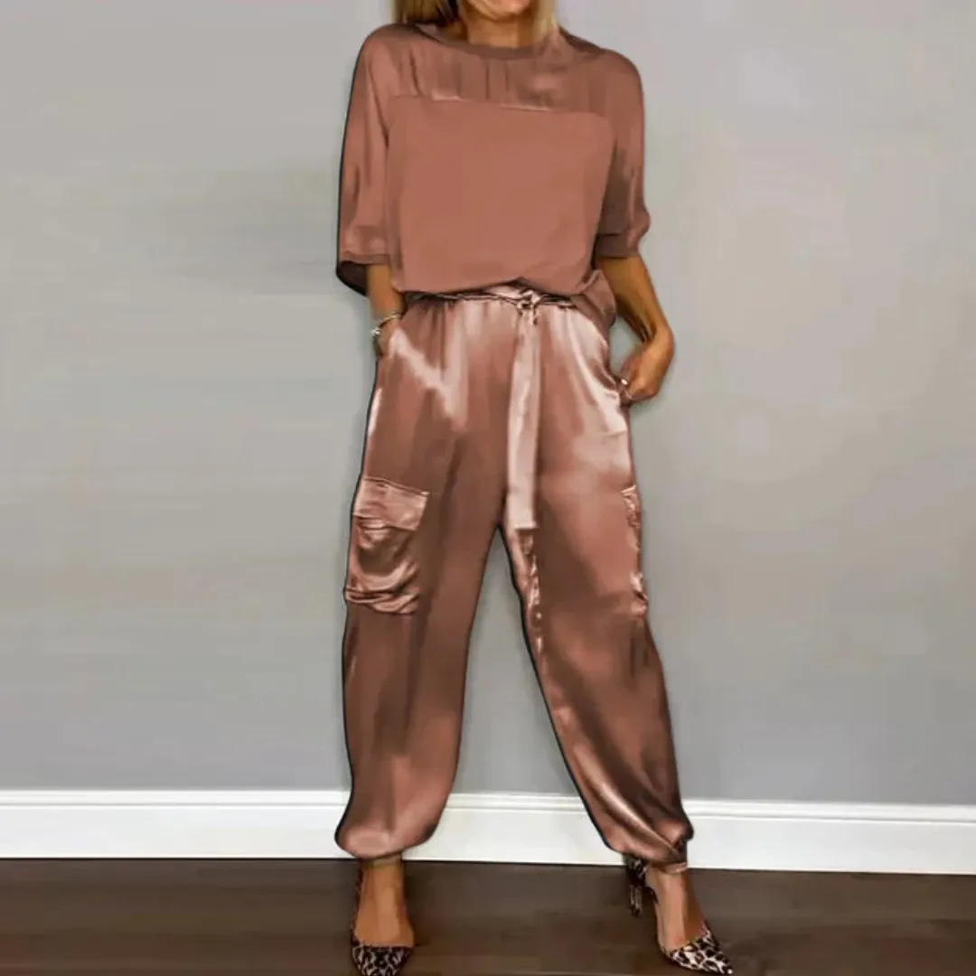 Audrey - Silky Satin Set