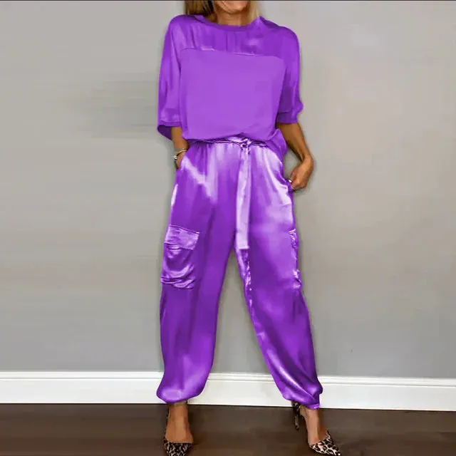 Audrey - Silky Satin Set
