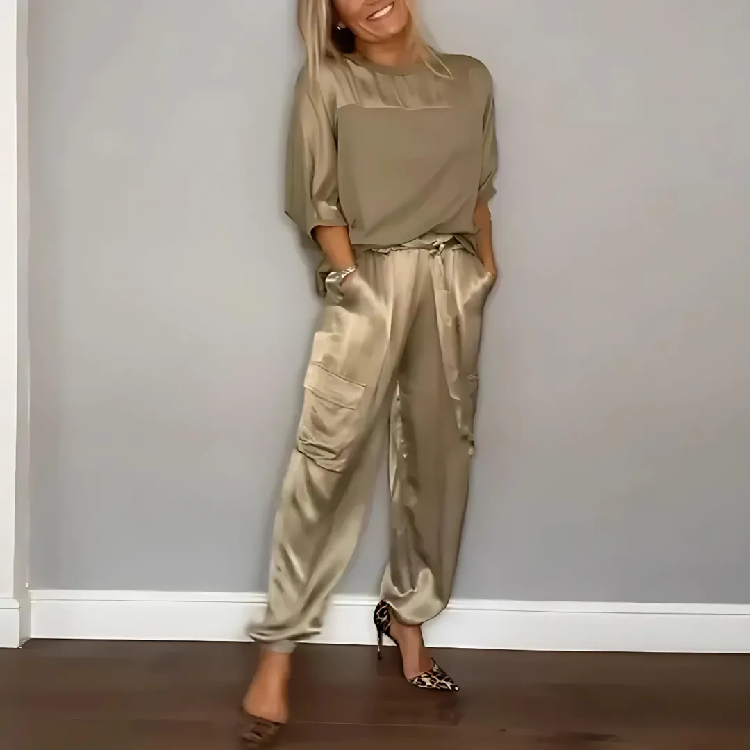 Audrey - Silky Satin Set