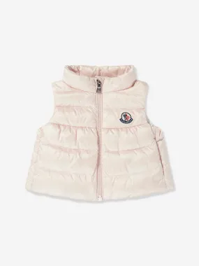 Baby Girls Down Padded Hiva Gilet in Pink