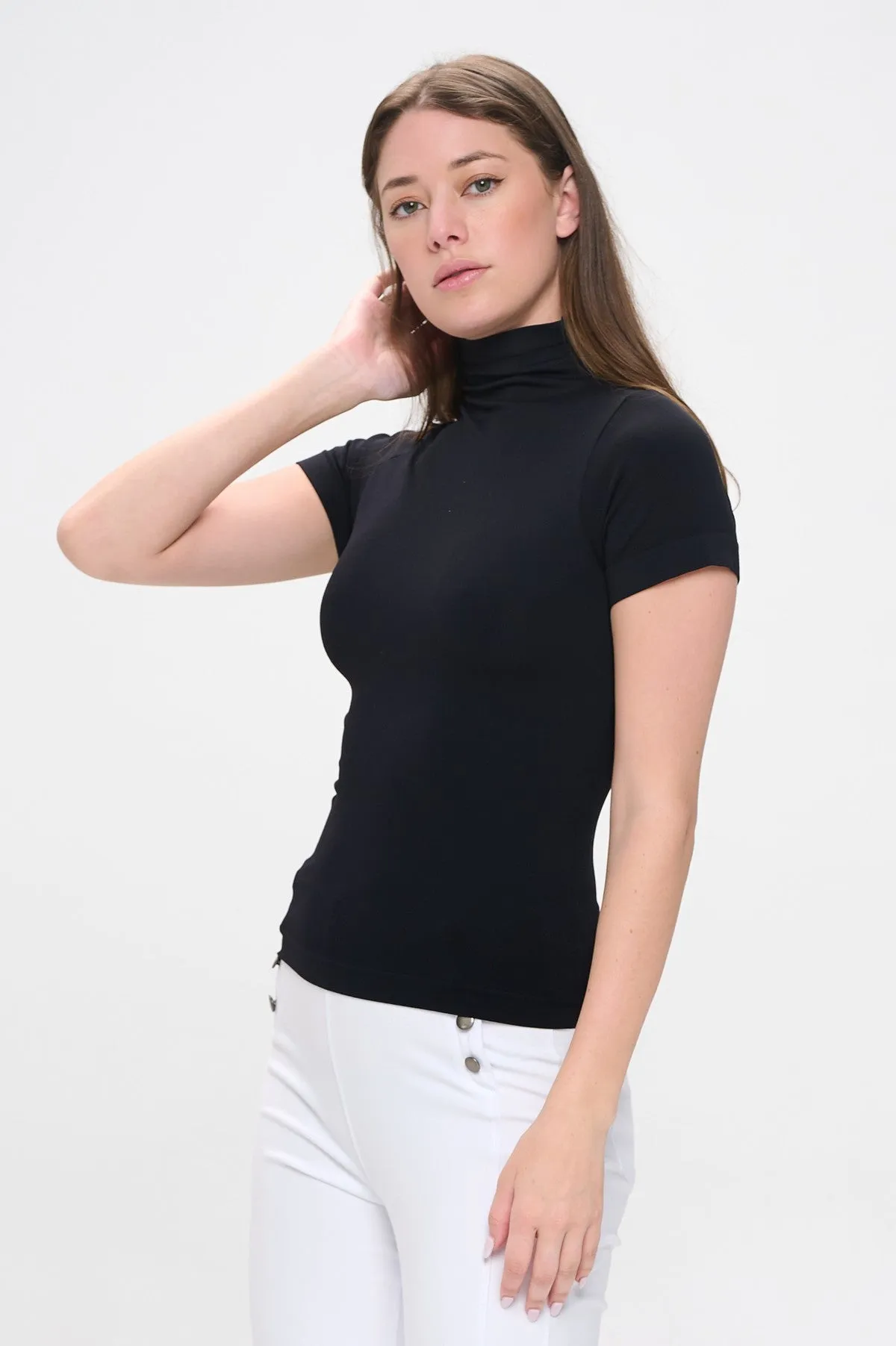 Bare Essentials Mockneck Top