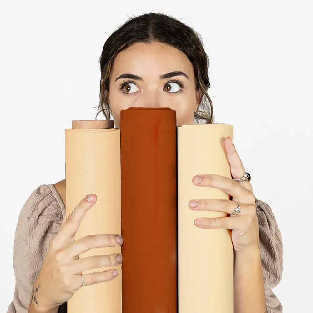 'Bare Nudes' Collection Half Width Photography Studio Paper Backdrop Set (1.36 x 10M) - Bundle
