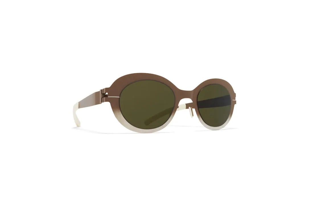 Bernhard Willhelm x Mykita - FOCUS Sunglasses raw Umber / Shiny Silver