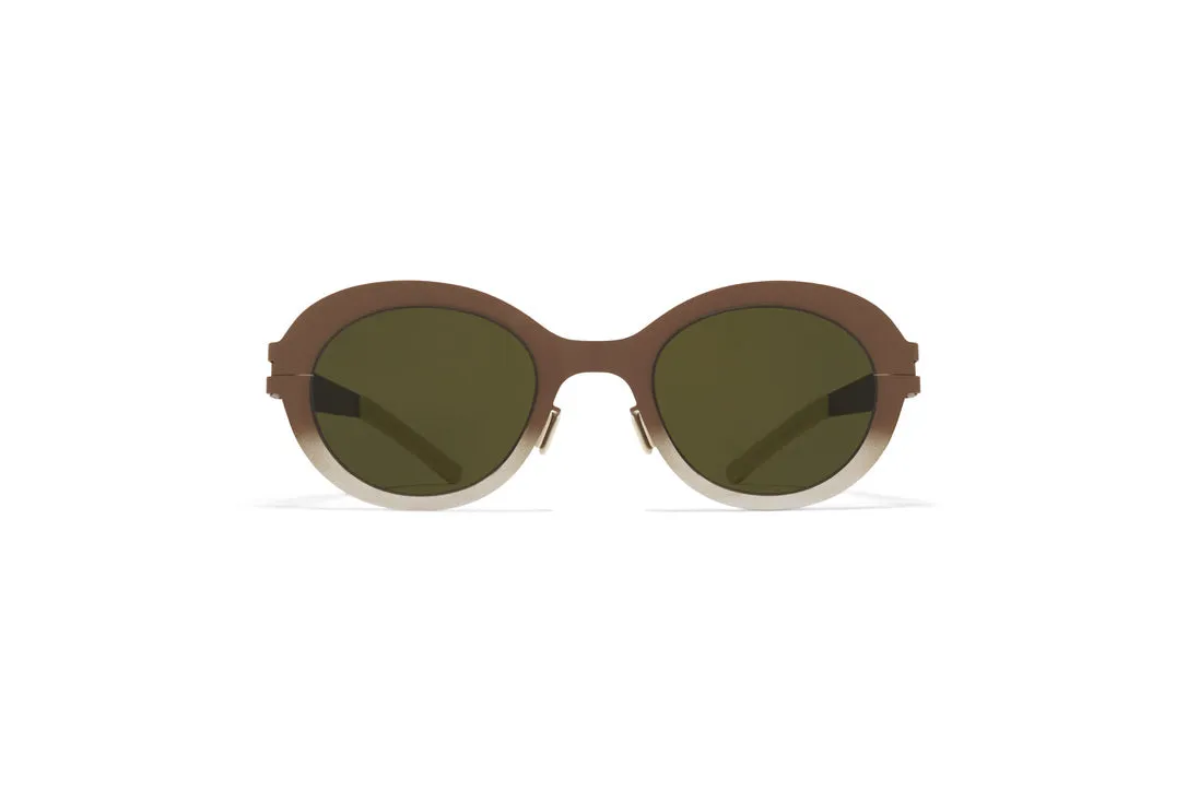 Bernhard Willhelm x Mykita - FOCUS Sunglasses raw Umber / Shiny Silver
