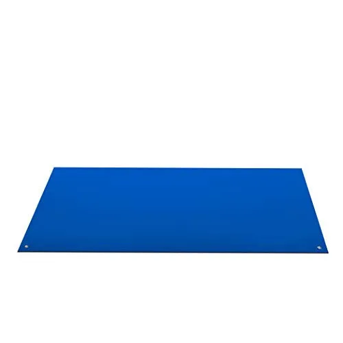 Bertech - 2059S-3x8BKT ESD Soldering Mat Kit, 3 Feet Wide x 8 Feet Long x 0.06 Inches Thick, Blue, Includes a Wrist Strap and Grounding Cord, RoHS and REACH Compliant (Assembled in USA)