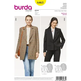 Burda Style Pattern B6463 Women's Blazer