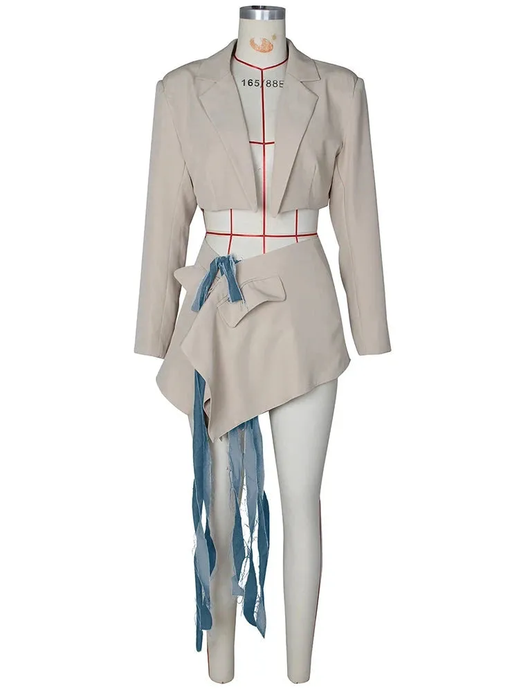 Can't Back Out Now Blazer Two Piece Set