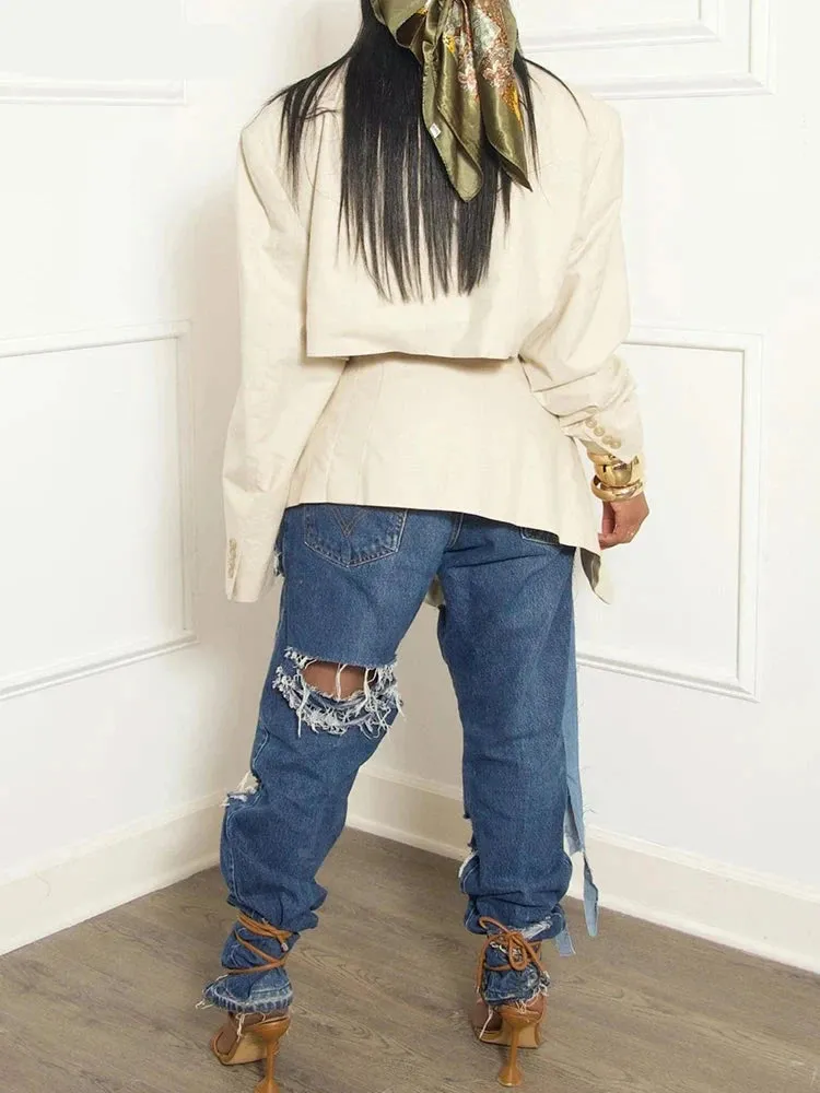 Can't Back Out Now Blazer Two Piece Set
