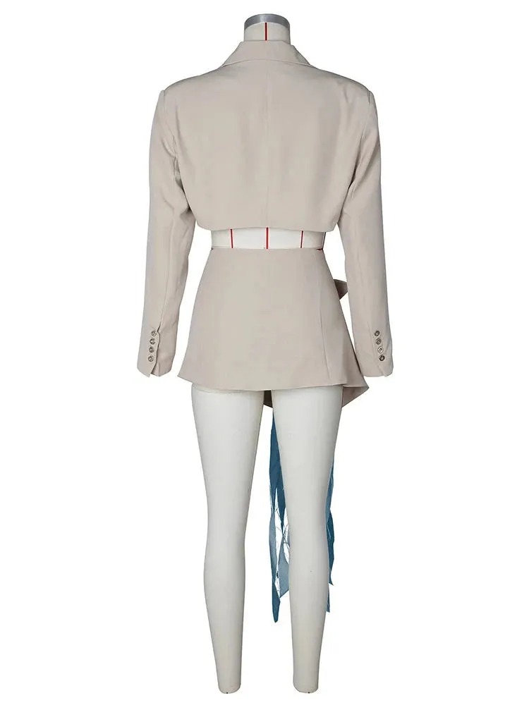 Can't Back Out Now Blazer Two Piece Set