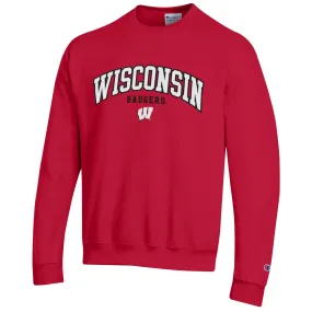 Champion Wisconsin Badgers W PB Crewneck - Scarlet