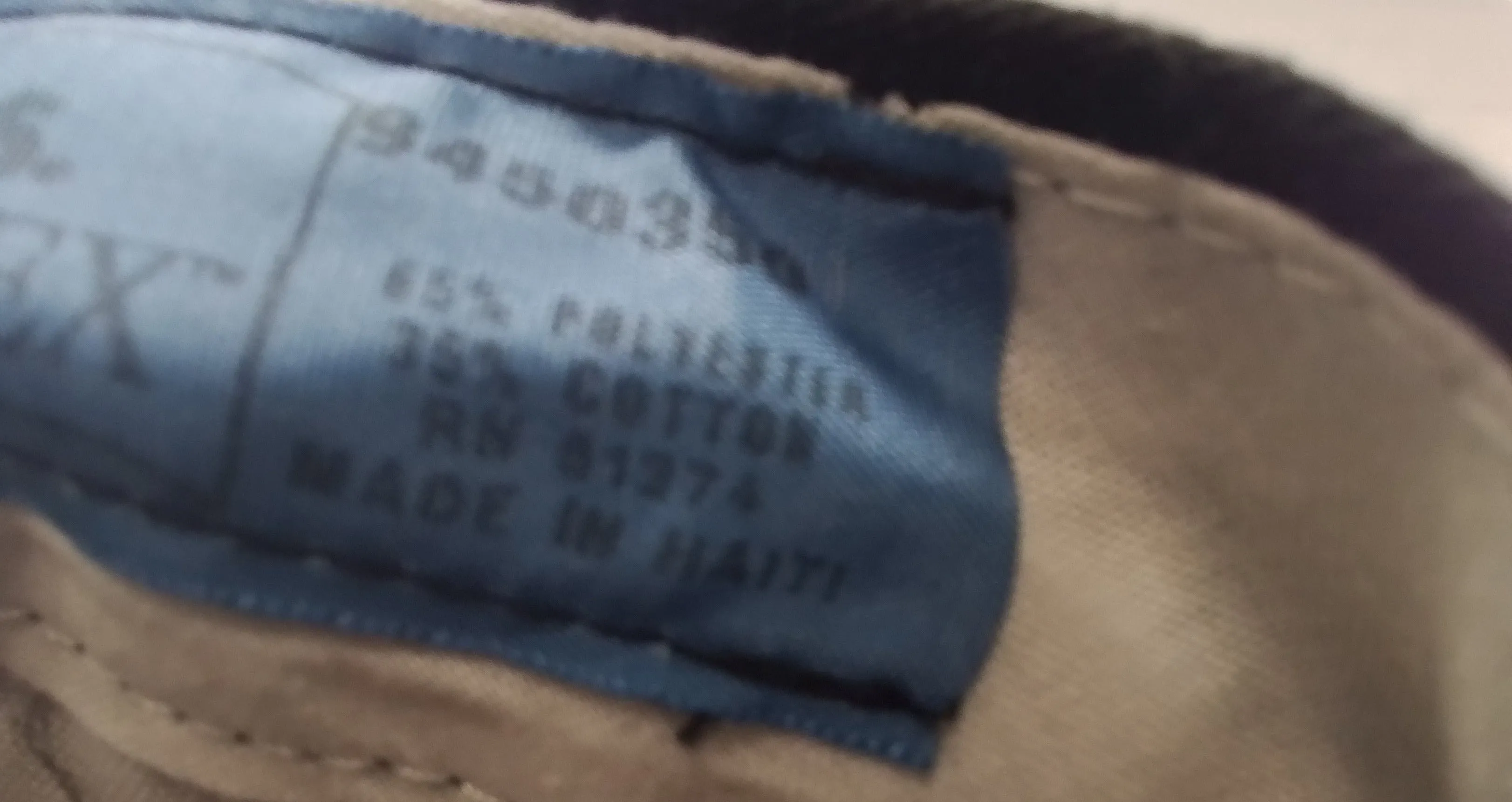 Cintas Men's Black Slacks