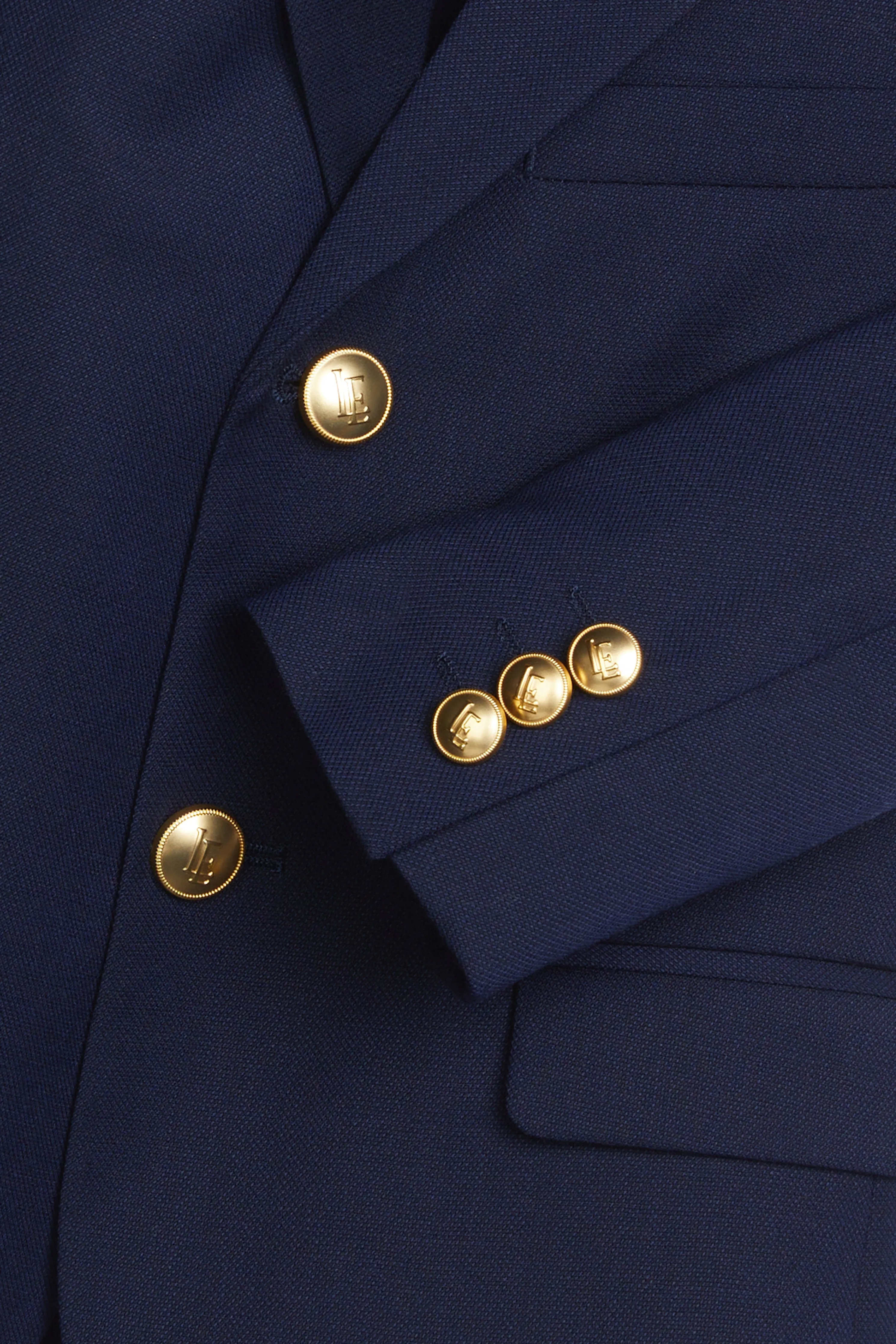 Classic Wool Blazer - Navy