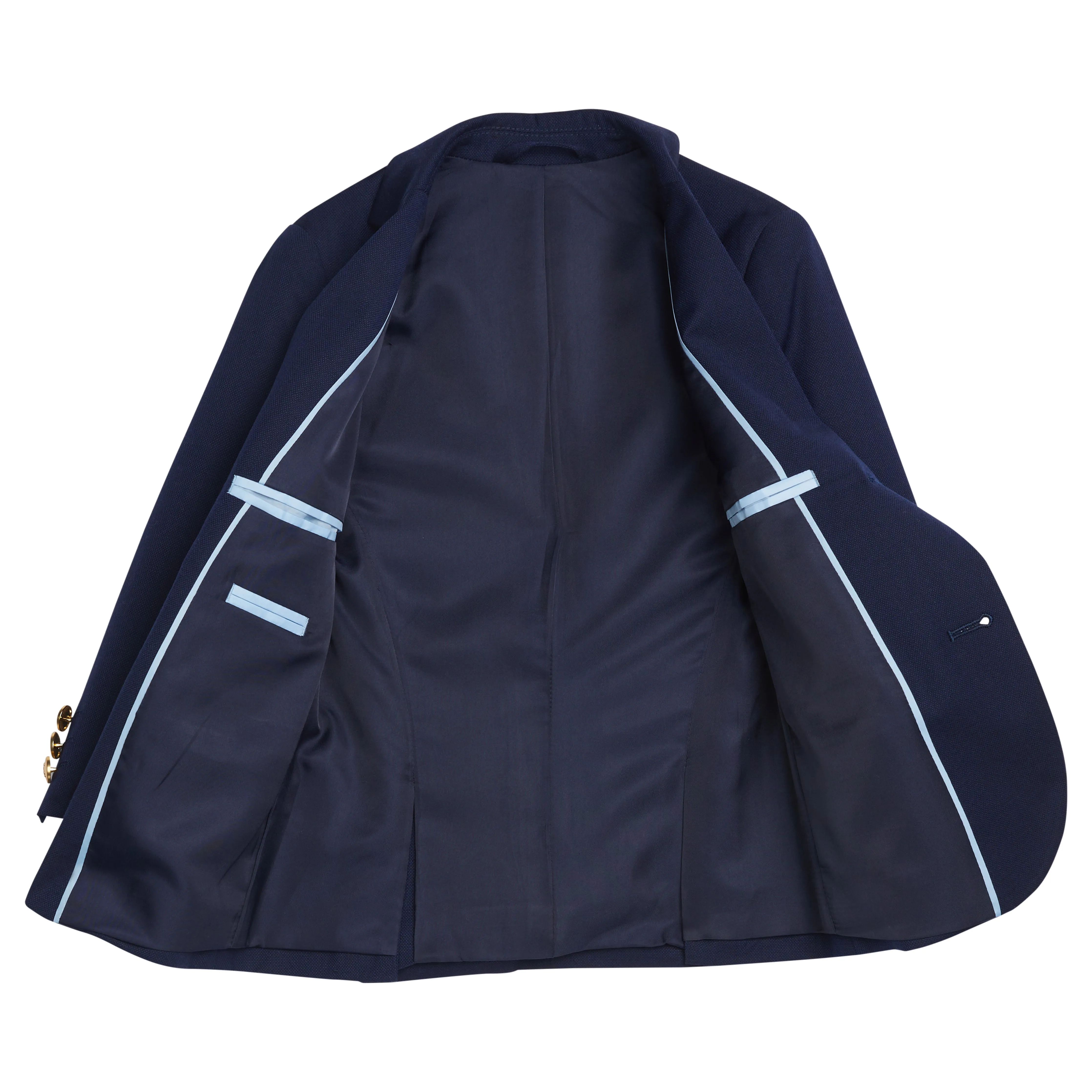 Classic Wool Blazer - Navy