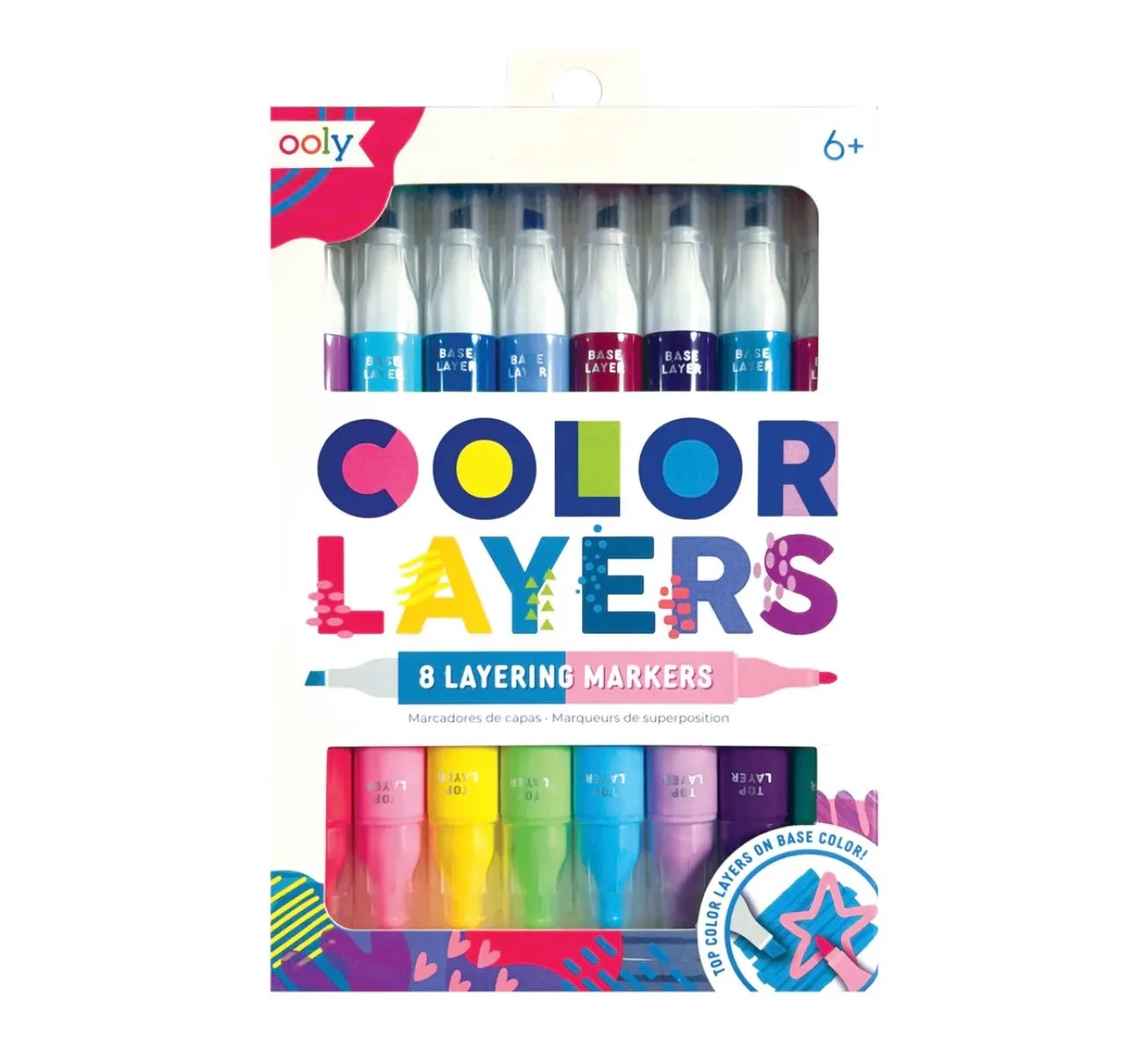 Color Layers Layering Markers 8 pk