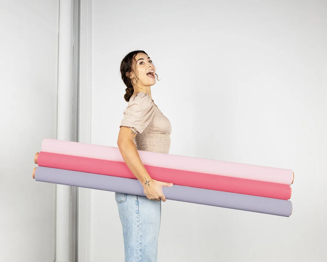'Cotton Candy' Collection Half Width Photography Studio Paper Backdrop Set (1.36 x 10M) - Bundle