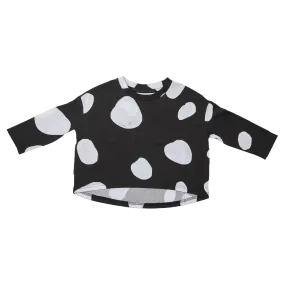 Cow Long Sleeve Sweater Black and White