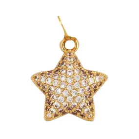 CZ Star Balloon Charm