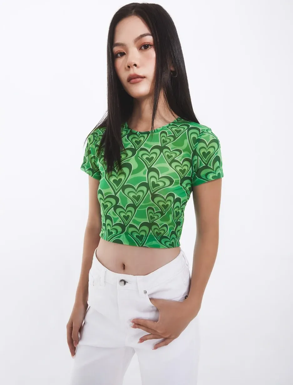 Dottie Hearty Croptop T0556 - Gu Fashion | Vietnam Fashion Store
