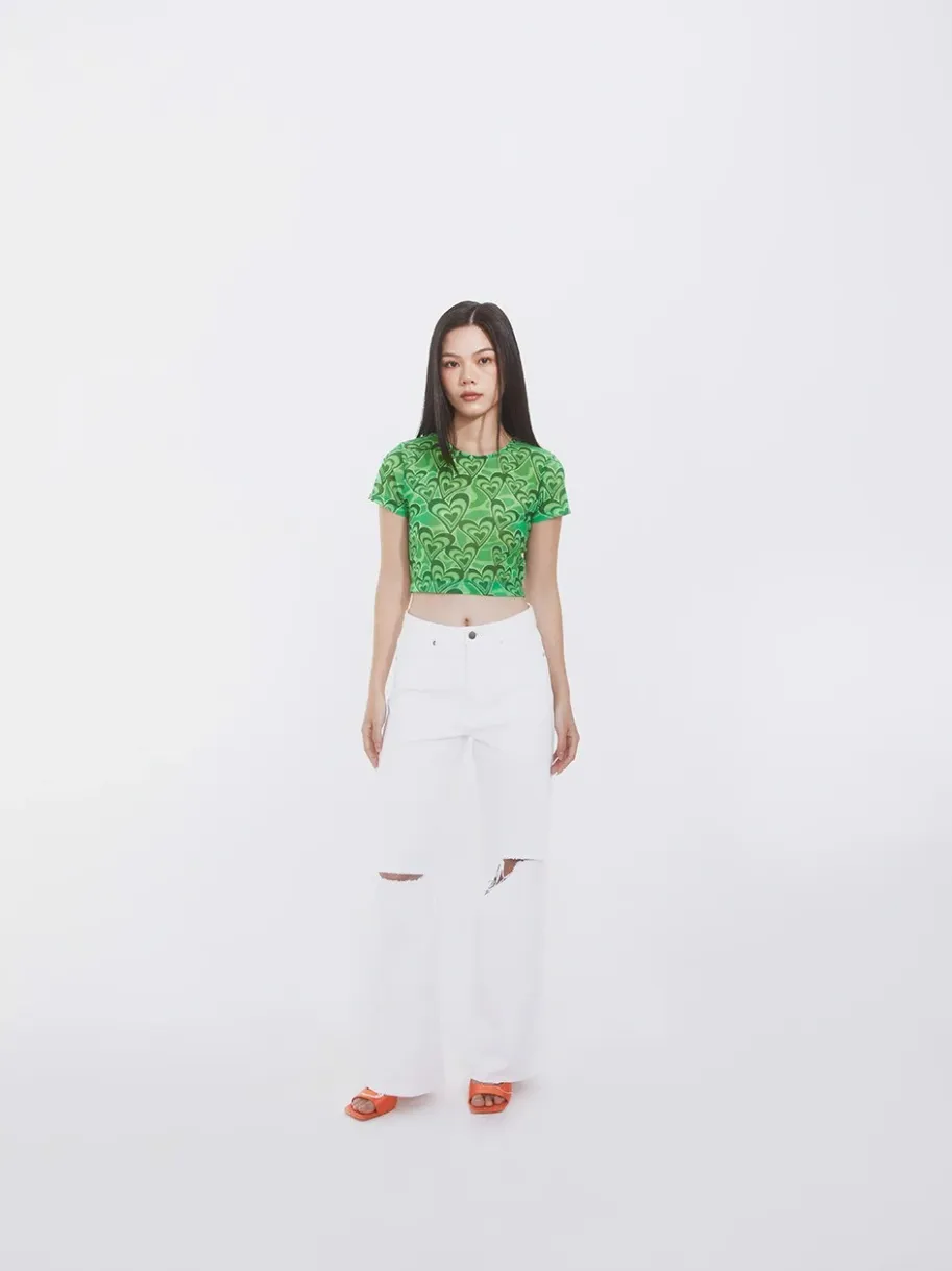 Dottie Hearty Croptop T0556 - Gu Fashion | Vietnam Fashion Store