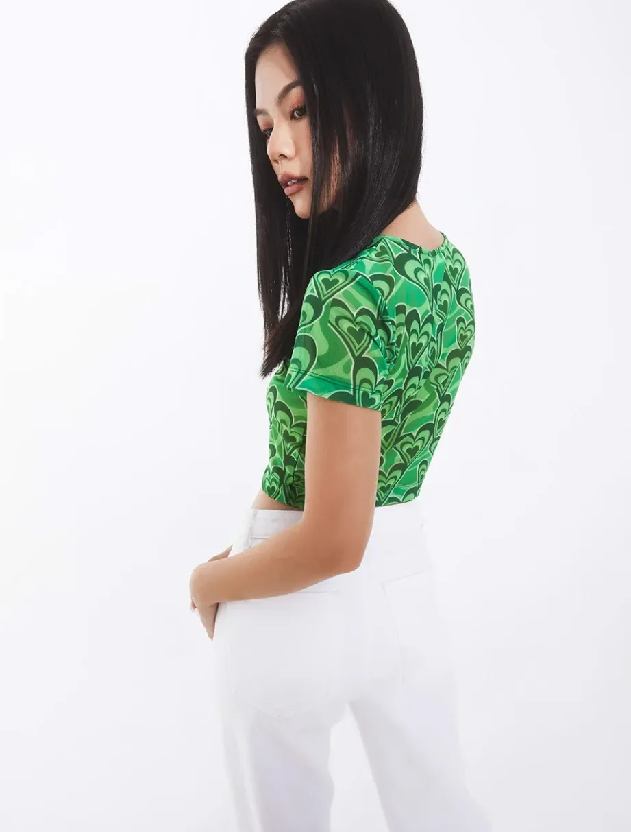 Dottie Hearty Croptop T0556 - Gu Fashion | Vietnam Fashion Store