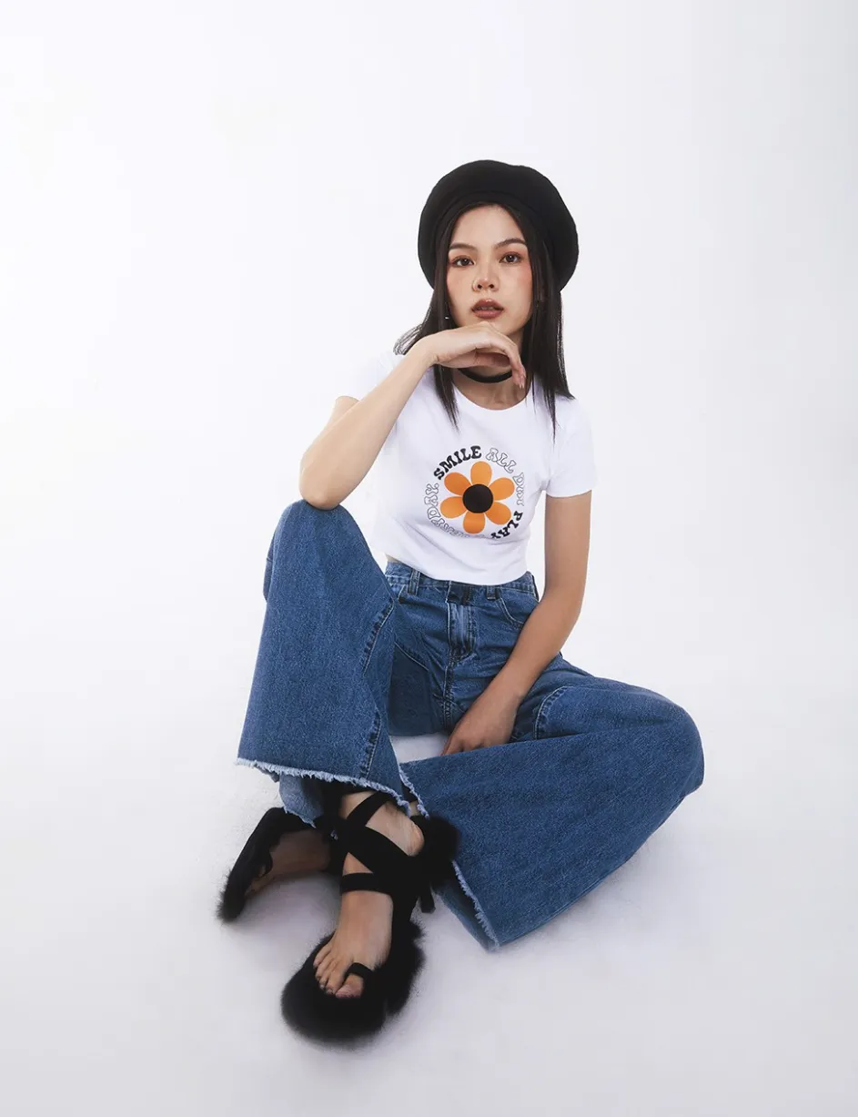 Dottie Smile Croptop T0558- Gu Fashion | Vietnam Fashion Store