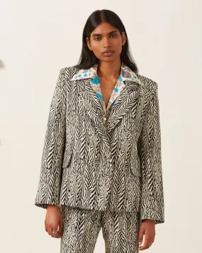 Dree Zebra Blazer