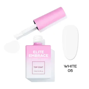 ELITE EMBRACE Professional Top Coat 05 White 15ml ETW0515
