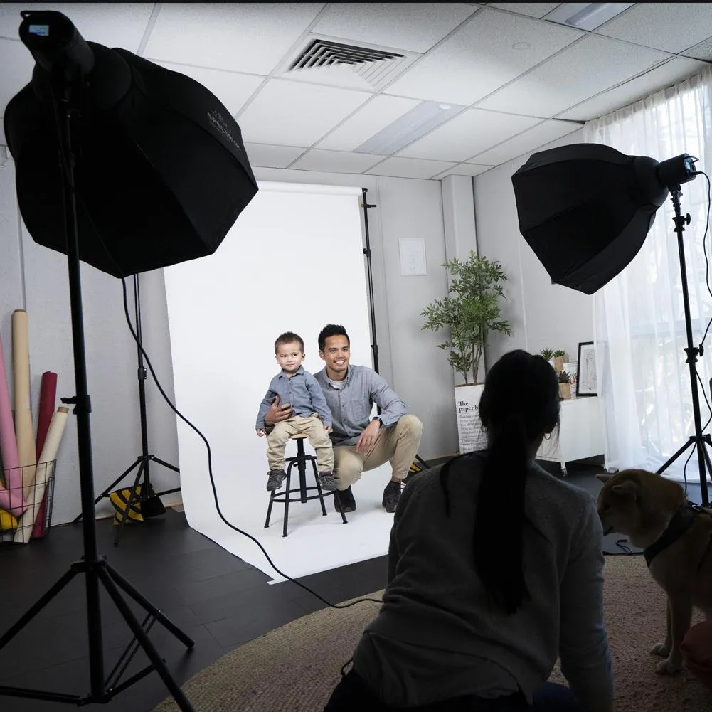 'Essentials' Collection Half Width Photography Studio Paper Backdrop Set (1.36 x 10M) - Bundle