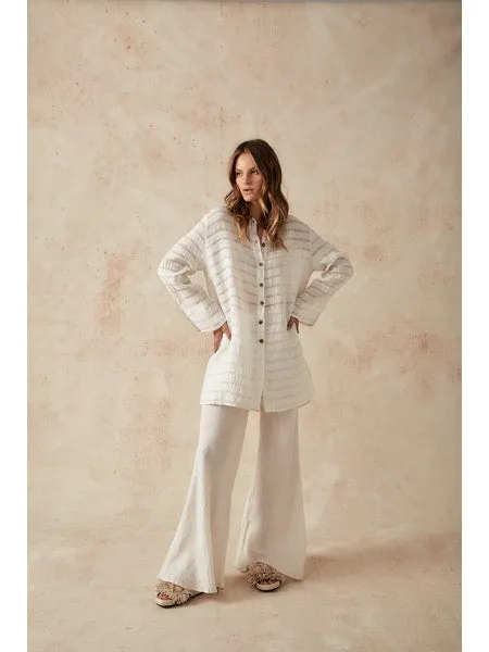 Estilo Emporio Carita Cover Up - Panna White Stripe