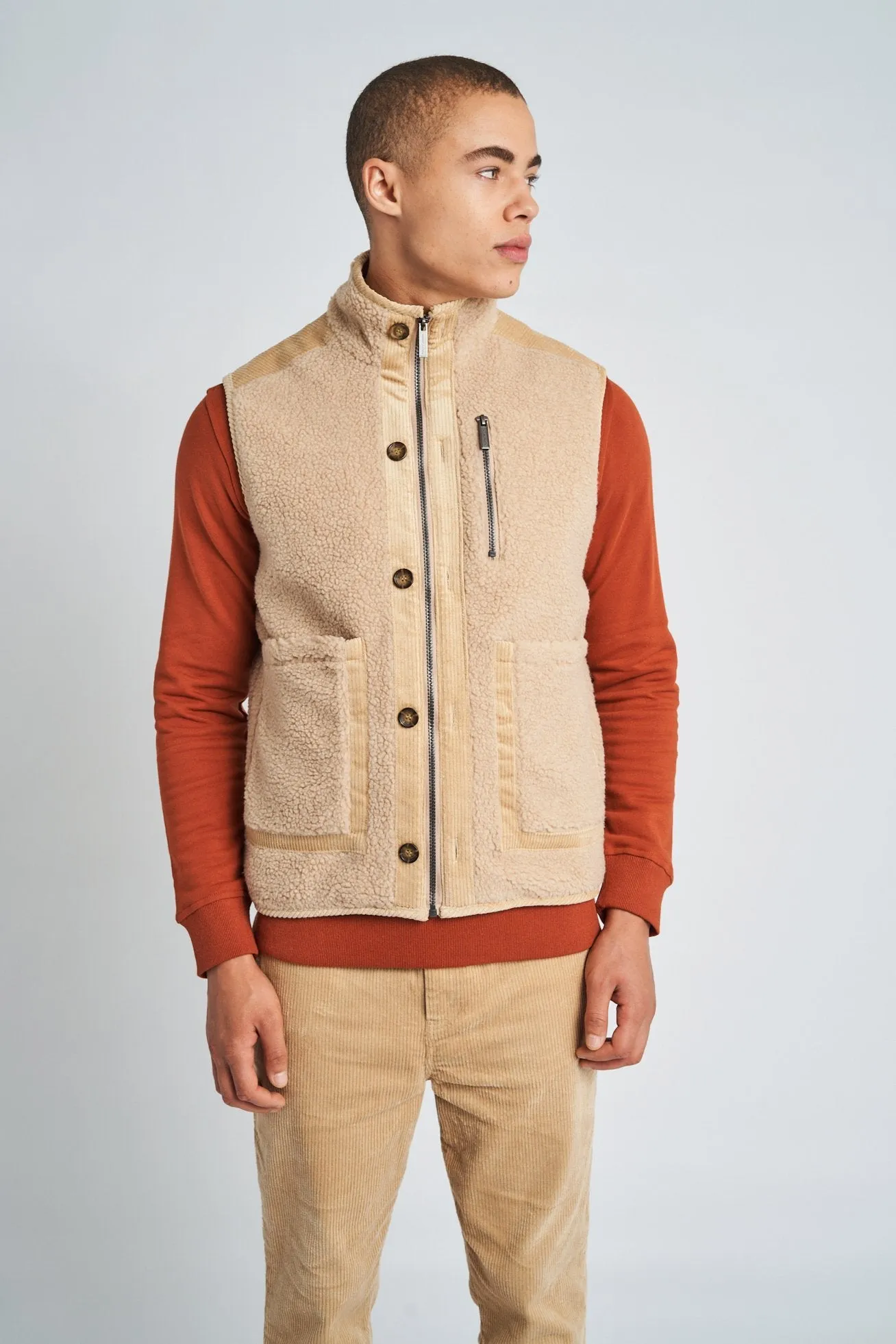 ETHAN SHERPA GILET Native Youth