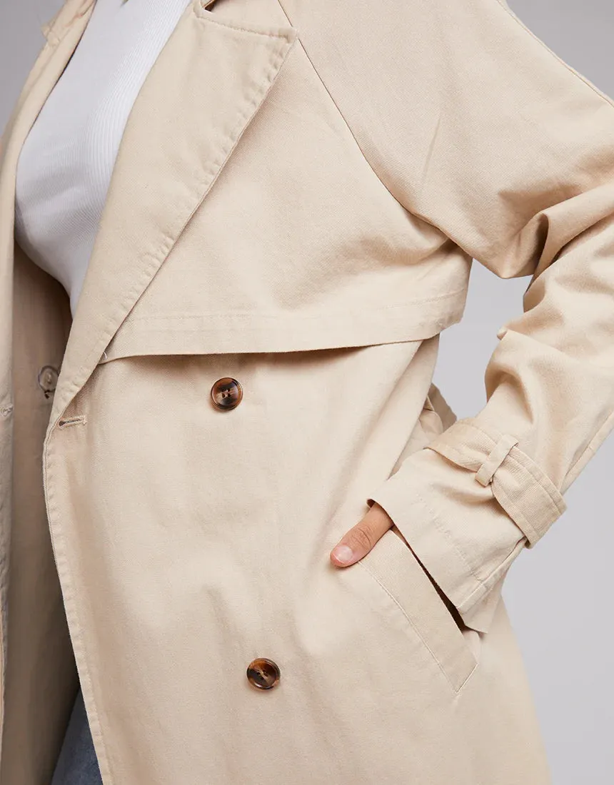Eve Trench Coat Tan